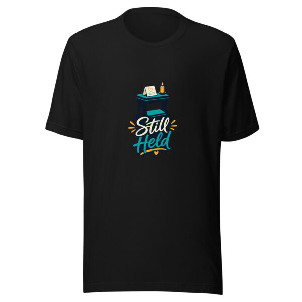 Still Held Graphic Tee mockup 7