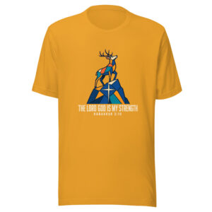 The LORD God Is My Strength — Habakkuk 3:19 Habakkuk-3-19-strength Graphic Tee mockup 1 The LORD God Is My Strength — Habakkuk 3:19 Habakkuk-3-19-strength Graphic Tee front view