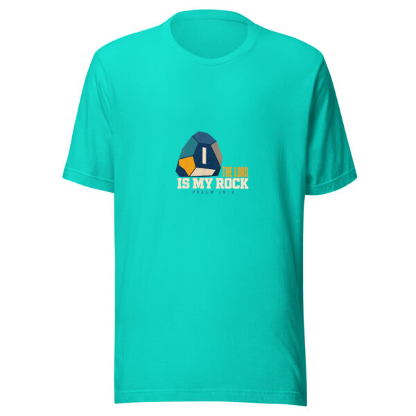 The Lord Is My Rock — Psalm 18:2 Lord-is-my-rock Graphic Tee front view