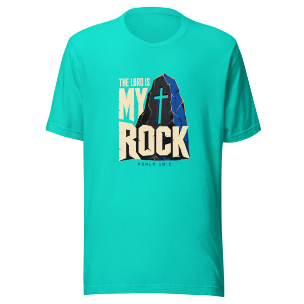 The Lord Is My Rock Psalm 18:2 Psalm-18-2-my-rock Graphic Tee mockup 3