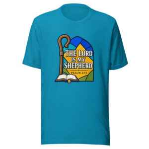 The Lord Is My Shepherd - Psalm 23:1 Graphic Tee mockup 1 The Lord Is My Shepherd - Psalm 23:1 Graphic Tee front view