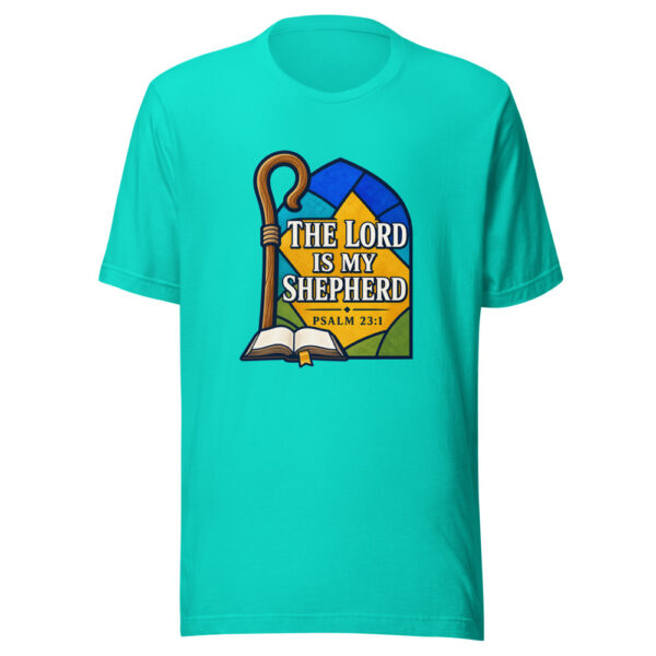 The Lord Is My Shepherd - Psalm 23:1 Graphic Tee mockup 3