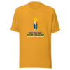 They That Wait Upon The Lord Shall Renew Their Strength - Isaiah 40:31 Isaiah-feather-arrow Graphic Tee front view