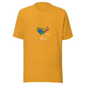 Thy Word Is A Lamp Unto My Feet. Psalm 119:105 Lamp-unto-my-feet Graphic Tee mockup 1 Thy Word Is A Lamp Unto My Feet. Psalm 119:105 Lamp-unto-my-feet Graphic Tee front view