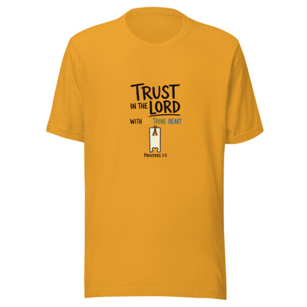 Trust In The Lord With All Thine Heart Proverbs 3:5 Trust-in-the-lord Graphic Tee front view