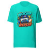 Worship On Repeat Graphic Tee mockup 3