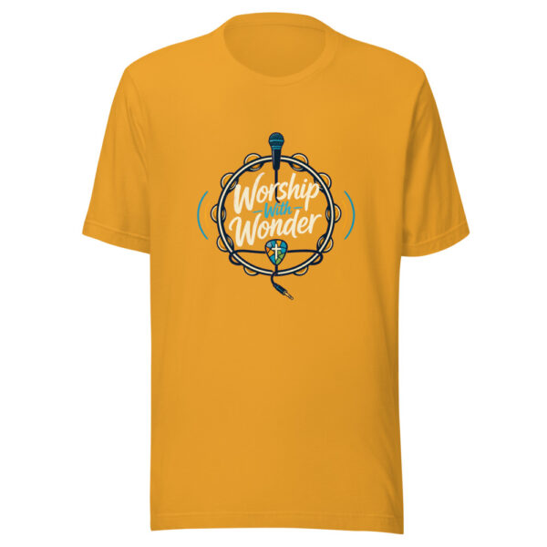Worship With Wonder Graphic Tee mockup 2