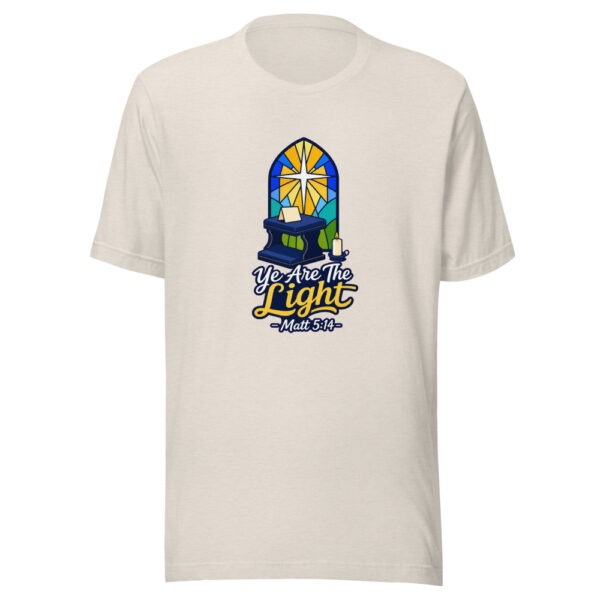 Ye Are The Light - Matt 5:14 Graphic Tee mockup 14
