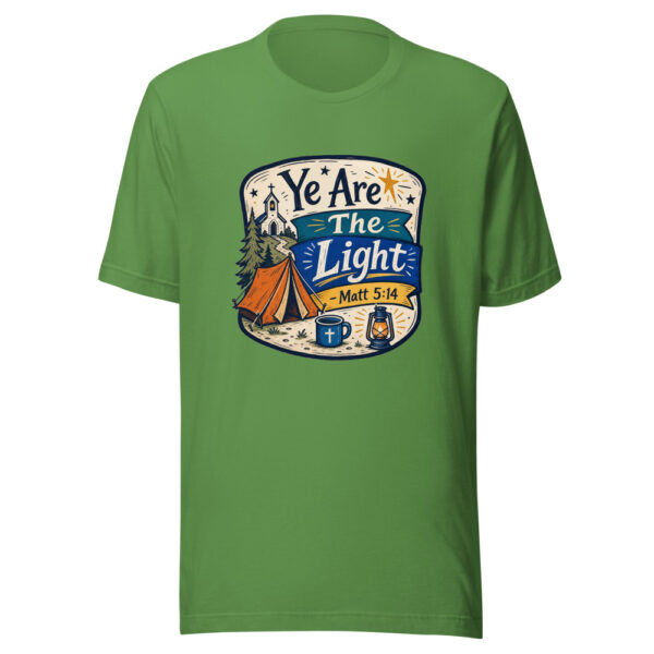 Ye Are The Light - Matt 5:14 Graphic Tee mockup 16