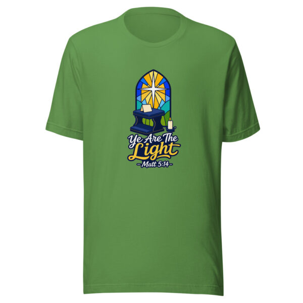Ye Are The Light - Matt 5:14 Graphic Tee mockup 17