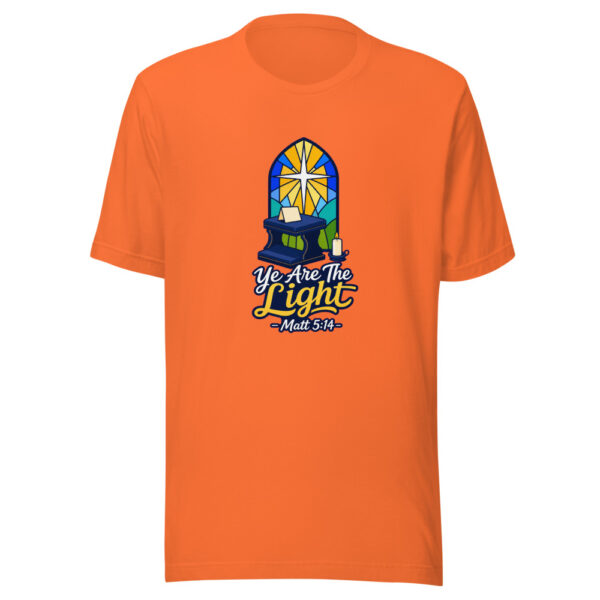 Ye Are The Light - Matt 5:14 Graphic Tee mockup 18