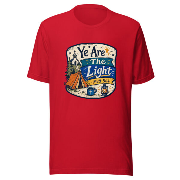 Ye Are The Light - Matt 5:14 Graphic Tee mockup 19