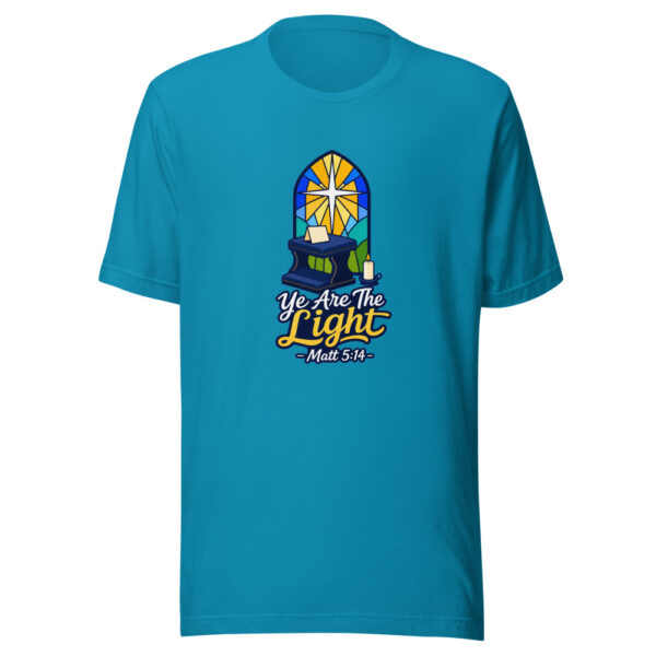 Ye Are The Light - Matt 5:14 Graphic Tee mockup 2