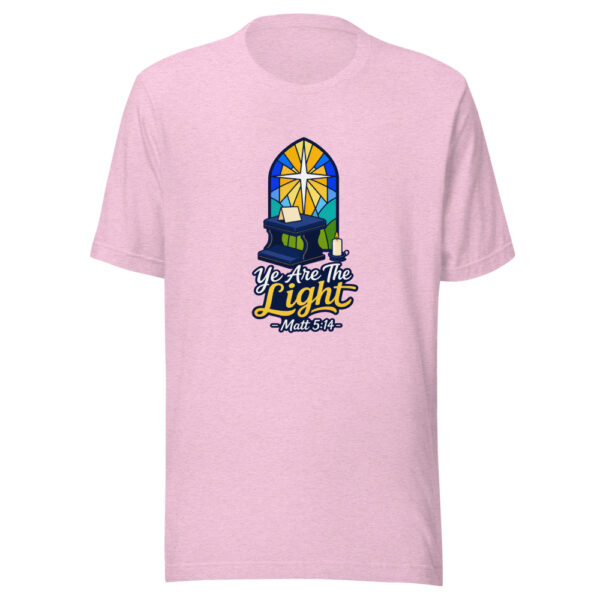 Ye Are The Light - Matt 5:14 Graphic Tee mockup 23