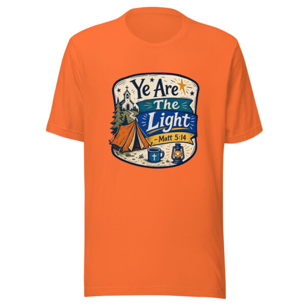 Ye Are The Light - Matt 5:14 Graphic Tee mockup 6