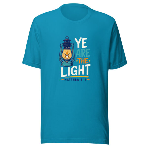 Ye Are The Light - Matthew 5:14 Graphic Tee mockup 2