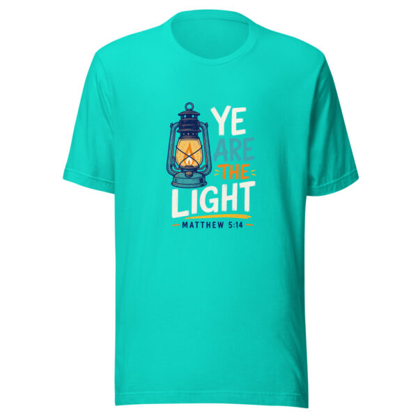 Ye Are The Light - Matthew 5:14 Graphic Tee mockup 3