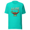 A Lamp Unto My Feet — Psalm 119:105 Lamp-unto-my-feet Graphic Tee mockup 3