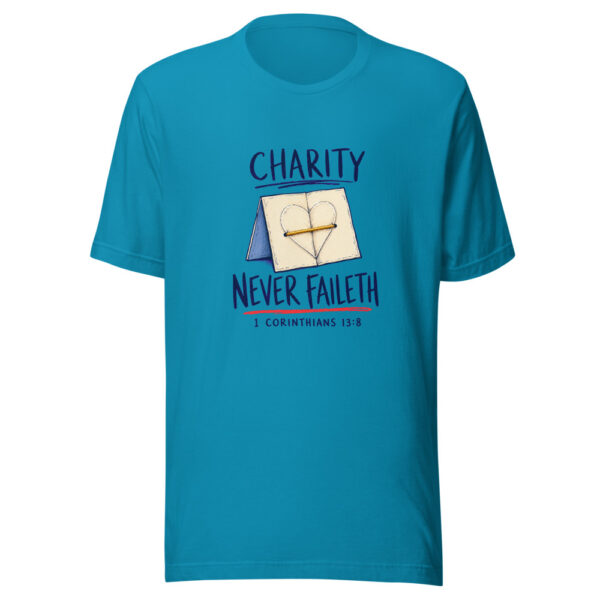 Charity Never Faileth — 1 Corinthians 13:8 Charity-never-faileth-1-corinthians-13-8 Graphic Tee mockup 2 Charity Never Faileth — 1 Corinthians 13:8 Charity-never-faileth-1-corinthians-13-8 Graphic Tee mockup 2
