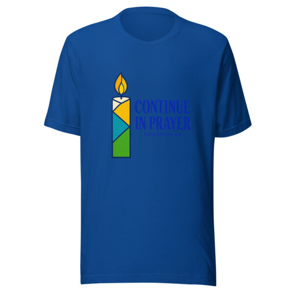 Continue In Prayer - Colossians 4:2 Graphic Tee front view