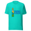 Continue In Prayer - Colossians 4:2 Graphic Tee mockup 3