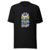Faith Rises Bright Graphic Tee mockup 4 Faith Rises Bright Graphic Tee mockup 4