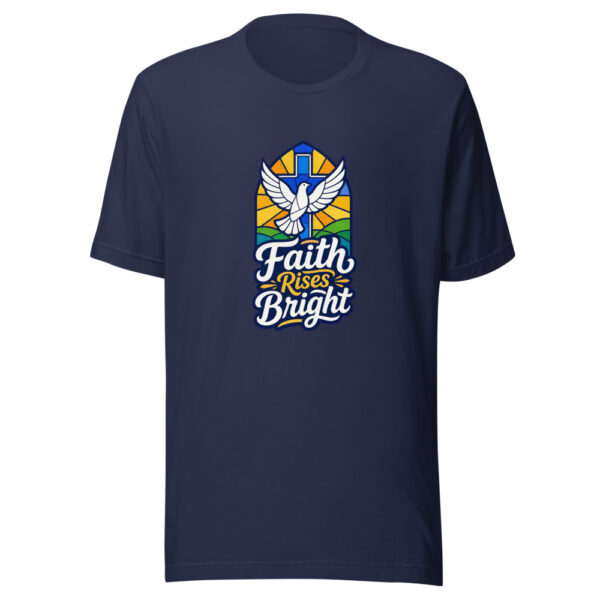 Faith Rises Bright Graphic Tee mockup 6 Faith Rises Bright Graphic Tee mockup 6