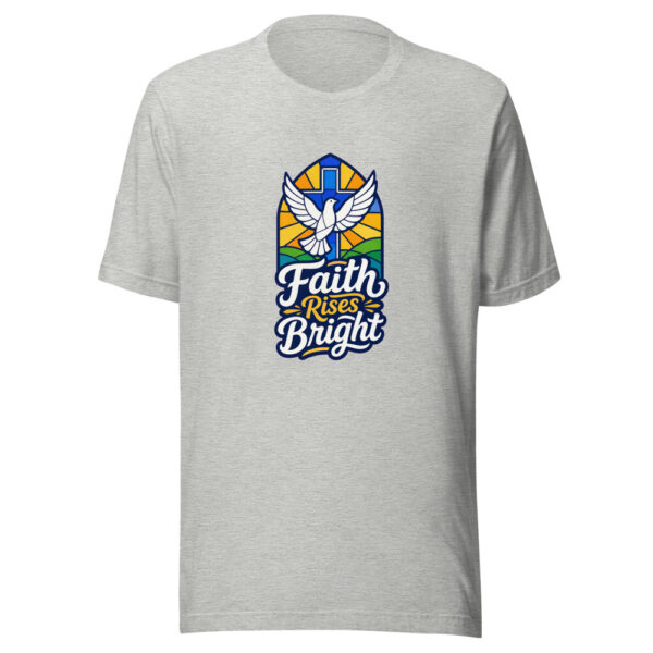 Faith Rises Bright Graphic Tee mockup 7 Faith Rises Bright Graphic Tee mockup 7