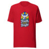 Faith Rises Bright Graphic Tee mockup 8 Faith Rises Bright Graphic Tee mockup 8