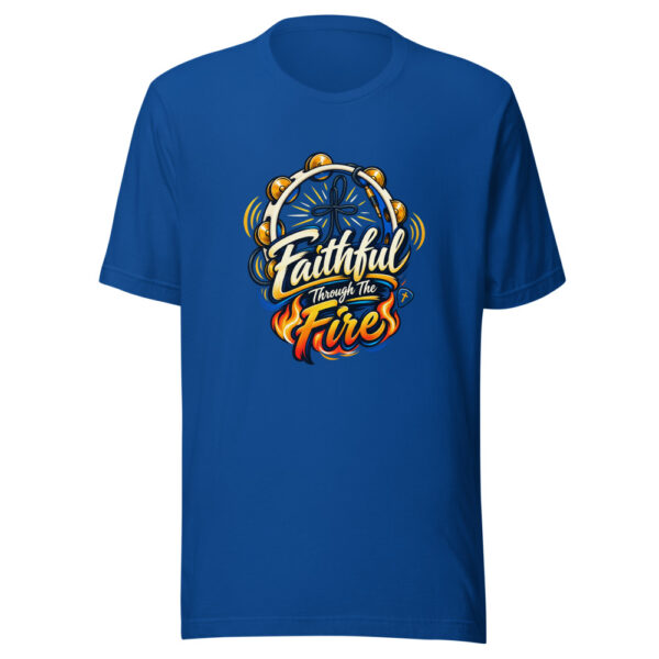 Faithful Through The Fire Graphic Tee mockup 1 Faithful Through The Fire Graphic Tee front view