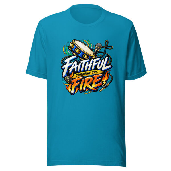 Faithful Through The Fire Graphic Tee mockup 2 Faithful Through The Fire Graphic Tee mockup 2