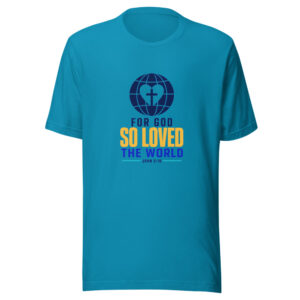 For God So Loved The World | John 3:16 Gospel-scripture-2026 Graphic Tee front view