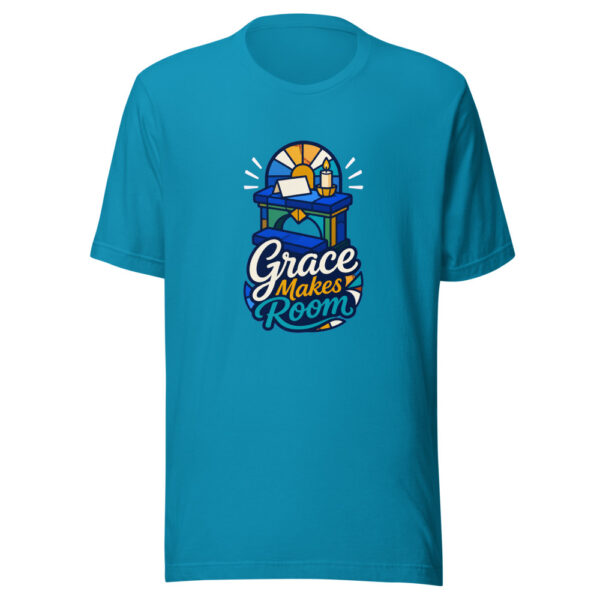 Grace Makes Room Graphic Tee mockup 1 Grace Makes Room Graphic Tee front view