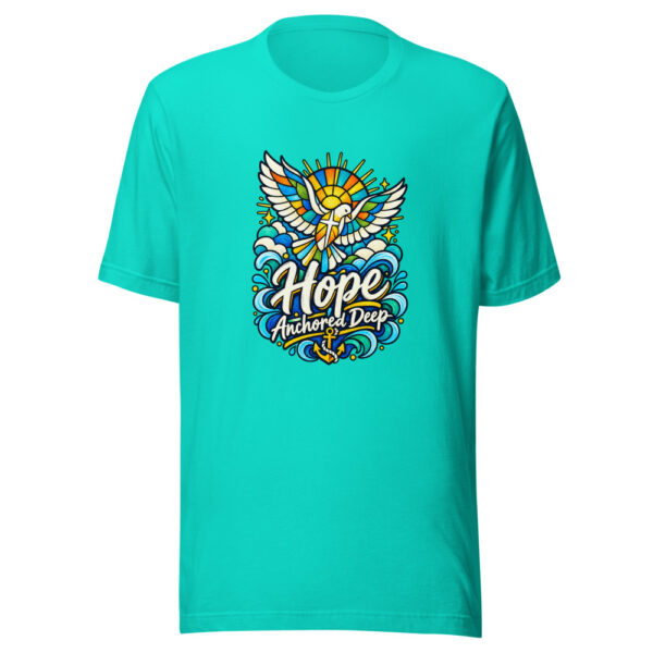 Hope Anchored Deep Graphic Tee mockup 3 Hope Anchored Deep Graphic Tee mockup 3