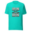 Iron Sharpeneth Iron — Proverbs 27:17 Iron-sharpeneth-iron Graphic Tee mockup 3 Iron Sharpeneth Iron — Proverbs 27:17 Iron-sharpeneth-iron Graphic Tee mockup 3