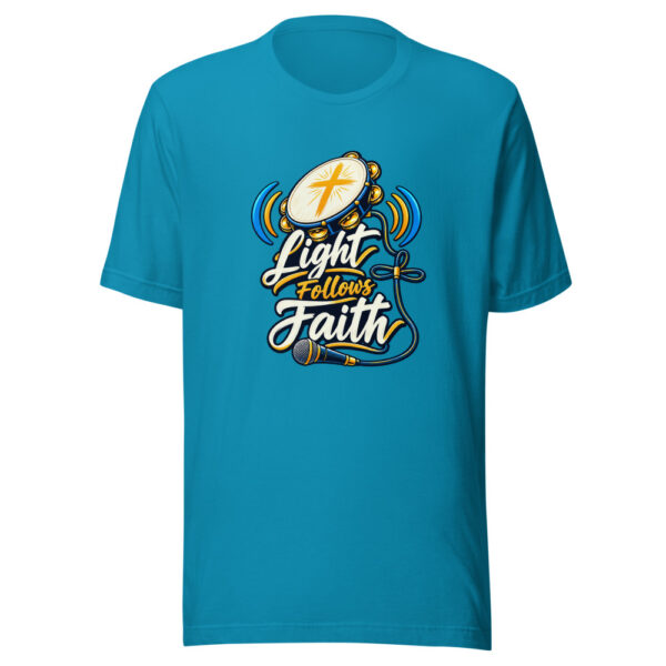 Light Follows Faith Graphic Tee mockup 2 Light Follows Faith Graphic Tee mockup 2