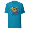 Love Never Fails Graphic Tee mockup 2 Love Never Fails Graphic Tee mockup 2
