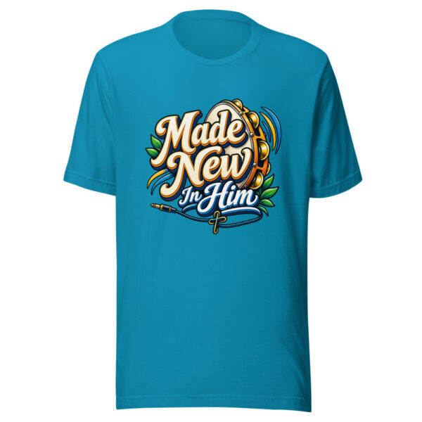 Made New In Him Graphic Tee mockup 2 Made New In Him Graphic Tee mockup 2