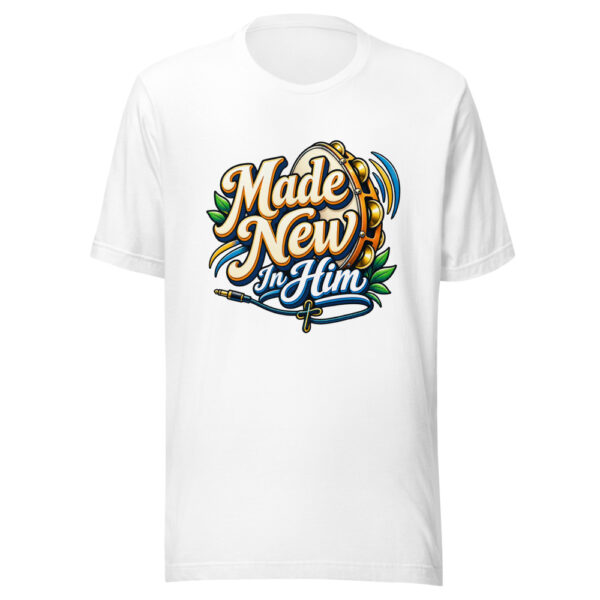 Made New In Him Graphic Tee mockup 5 Made New In Him Graphic Tee mockup 5