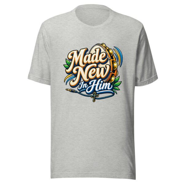 Made New In Him Graphic Tee mockup 7 Made New In Him Graphic Tee mockup 7