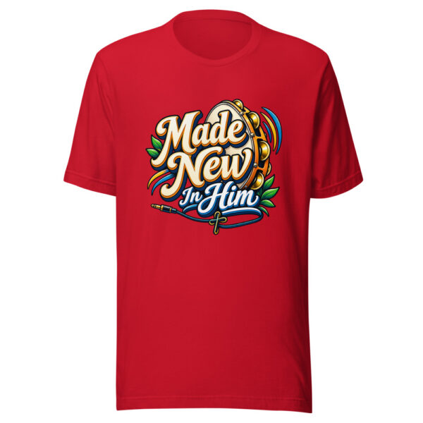 Made New In Him Graphic Tee mockup 8 Made New In Him Graphic Tee mockup 8