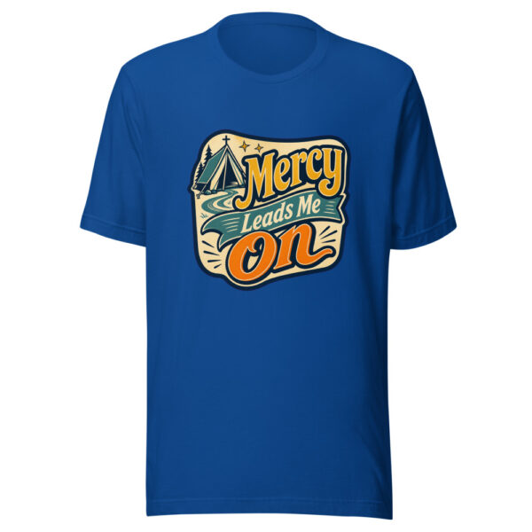 Mercy Leads Me On Graphic Tee mockup 1 Mercy Leads Me On Graphic Tee front view
