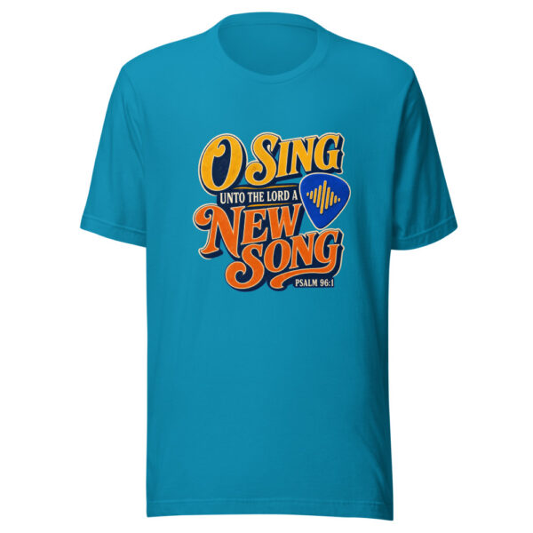 O Sing Unto The Lord A New Song - Psalm 96:1 Graphic Tee mockup 2