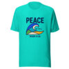 Peace Be Still - Mark 4:39 Graphic Tee mockup 3