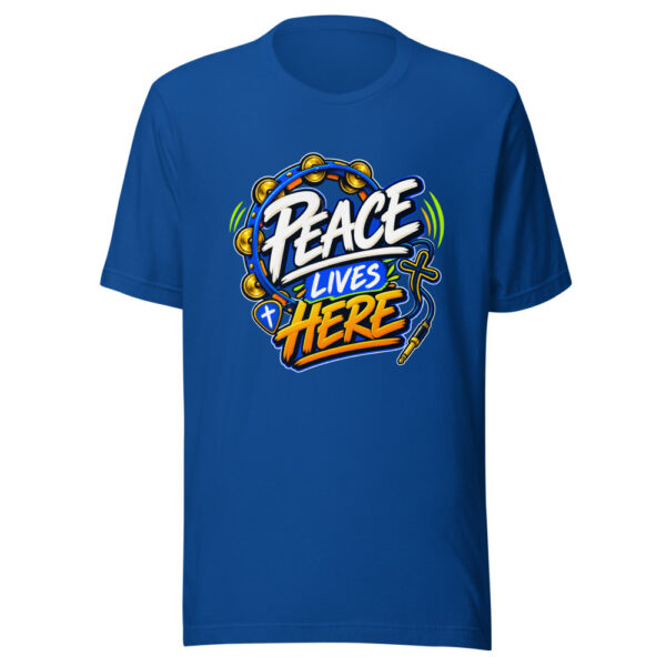Peace Lives Here Graphic Tee mockup 3 Peace Lives Here Graphic Tee mockup 3