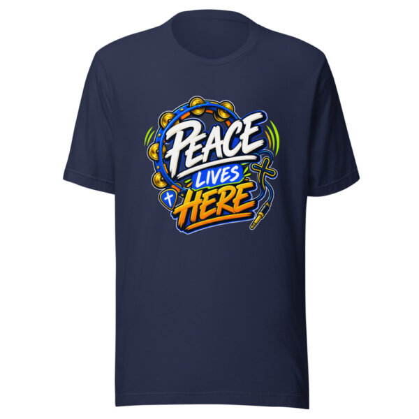 Peace Lives Here Graphic Tee mockup 6 Peace Lives Here Graphic Tee mockup 6