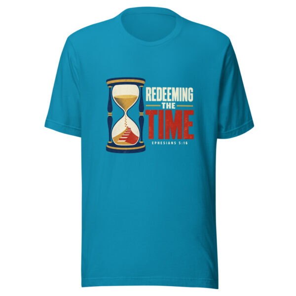 Redeeming The Time — Ephesians 5:16 Redeeming-the-time-hourglass Graphic Tee mockup 2
