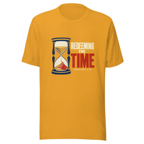 Redeeming The Time — Ephesians 5:16 Redeeming-the-time-hourglass Graphic Tee mockup 3