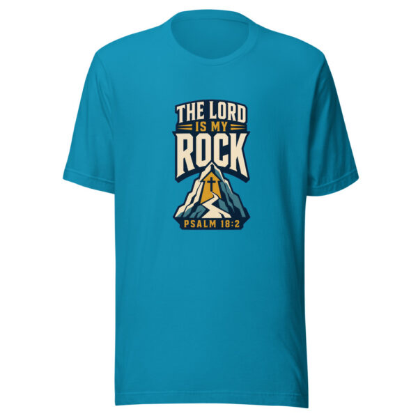 The Lord Is My Rock | Psalm 18:2 Scripture-foundations-2026 Graphic Tee mockup 1 The Lord Is My Rock | Psalm 18:2 Scripture-foundations-2026 Graphic Tee front view