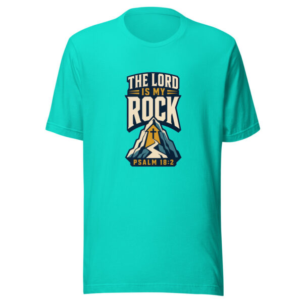 The Lord Is My Rock | Psalm 18:2 Scripture-foundations-2026 Graphic Tee mockup 3 The Lord Is My Rock | Psalm 18:2 Scripture-foundations-2026 Graphic Tee mockup 3